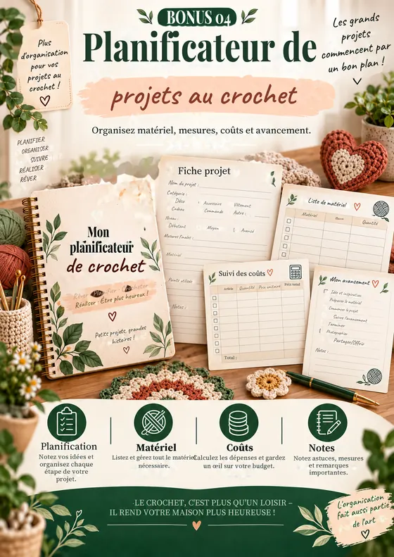 Bonus 4 — Planificateur de projets au crochet