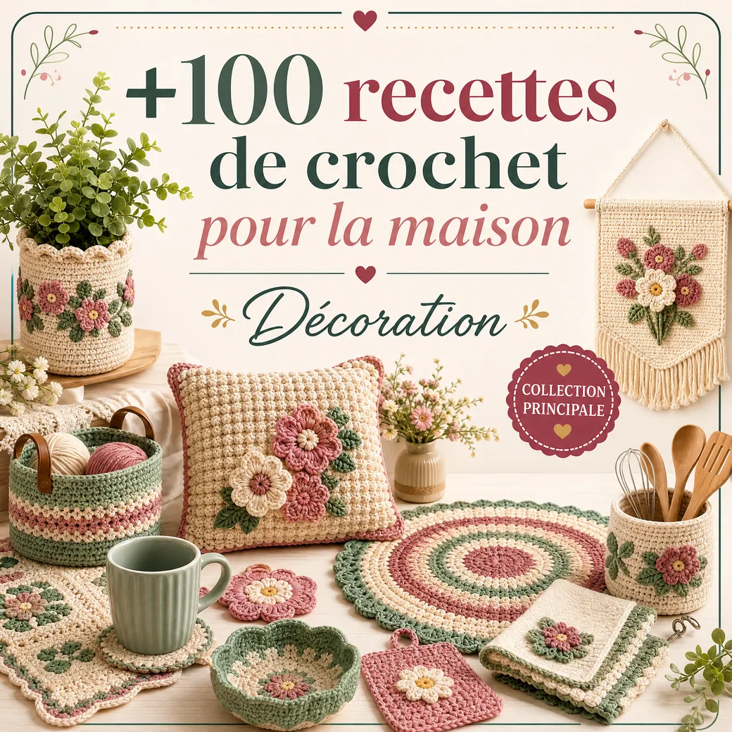 +100 modèles de crochet pour la maison